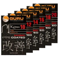 Guru Kaizen Eyed Barbed Hooks